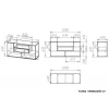 Тумба под ТВ Мебелайн-2