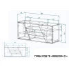 Тумба под ТВ Мебелеф-21