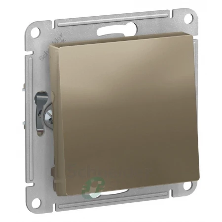 ATN000561 - ATLASDESIGN 1-клавишный ПЕРЕКЛЮЧАТЕЛЬ, сх.6, 10АХ, механизм, ШАМПАНЬ