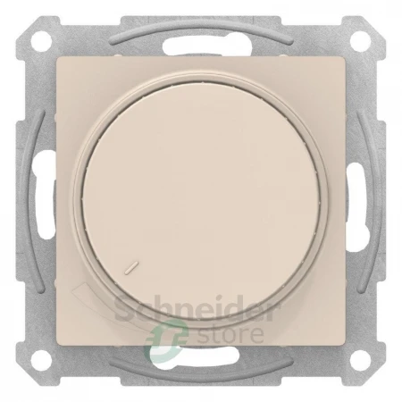 ATN000236 - ATLASDESIGN СВЕТОРЕГУЛЯТОР (диммер) повор-нажим, LED, RC, 630Вт, мех., БЕЖЕВЫЙ