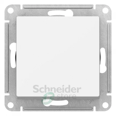 ATN440161 - ATLASDESIGN AQUA 1-клавишный ПЕРЕКЛЮЧАТЕЛЬ IP44, сх.6, 10АХ, механизм, БЕЛЫЙ