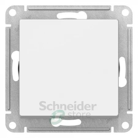 ATN000115 - ATLASDESIGN ВЫКЛЮЧАТЕЛЬ с самовозвратом, сх.1, 10АХ, механизм, БЕЛЫЙ