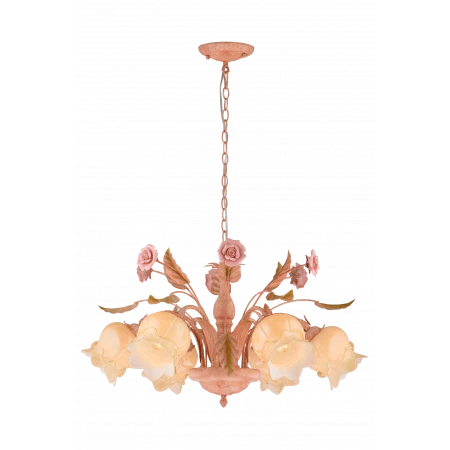 0988/6 PINK+GREEN (1) Люстра 