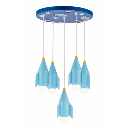 1823/5 BLUE (1) Люстра 