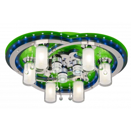 8355/6+3 GN+CR WT (1) Люстра # 