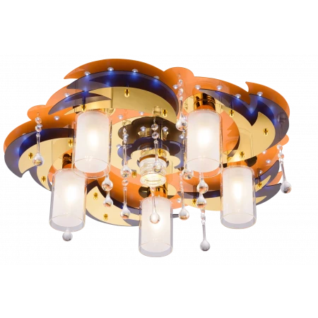 8356/5+1 OG+GD WT (1) Люстра # 