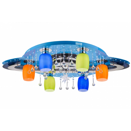 8364/6+1 BU+CR MIX (1) Люстра # 