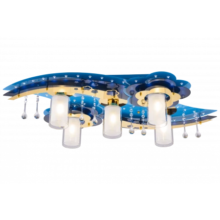 8365/5 BU+GD WT (1) Люстра # 