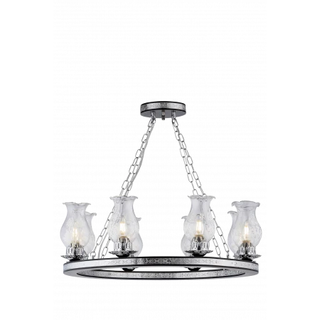 85649/8B WENGUE+CH (1) Люстра 