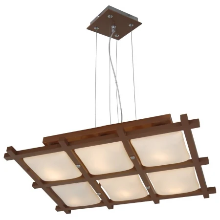 85651/6PD BRWN+CHROME (1) Люстра 