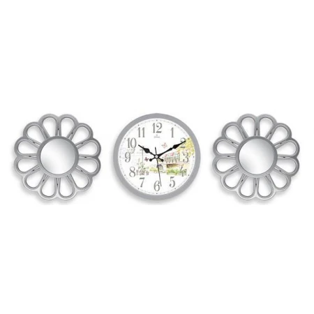 Набор из настенных часов и 2 зеркал Galaxy 212-SET-53-4