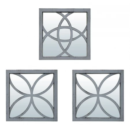 Набор из 3 зеркал настенных (25x25 см) Варенна 74060