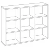 Стеллаж Домино СУ(ш3в1)