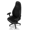Геймерское кресло Noblechairs Icon, черный, экокожа