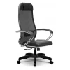 Кресло офисное Комплект 5, черный, кожа, сетка