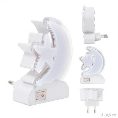 645801 (в кор.240шт.) - Светильник ночник в розетк [01088690]