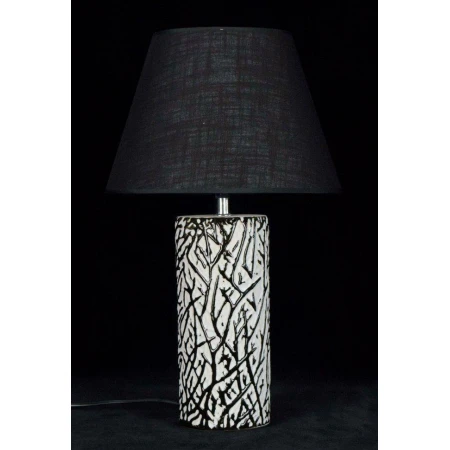 К-007A-10" Черный+белый (24) светильник настольн [01090428]