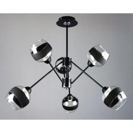 ФП-GH96364/6 BK (4) светильник потолочный [01087494] - Техно/Модерн люстры
