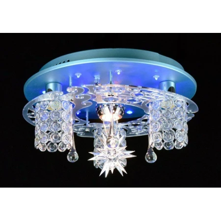 УП6231/3+1 (1) BL+CR BLUE/350 люстра [01067685] - Эко-LED люстры