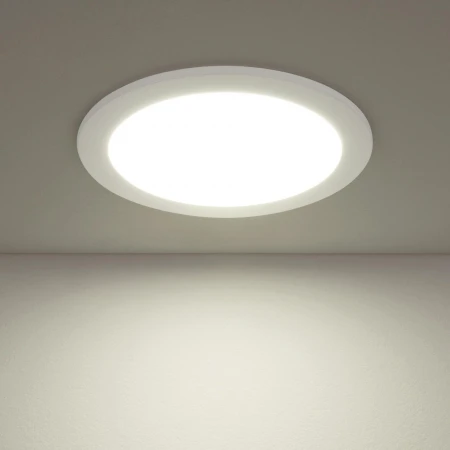 Встраиваемый потолочный светодиодный светильник Elektrostandard DLR003 18W 4200K