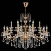 Люстра с хрусталем Eurosvet 3600/18 золото Strotskis