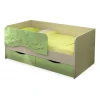 Кровать для детской комнаты Алиса SML_Alisa-KR811_green