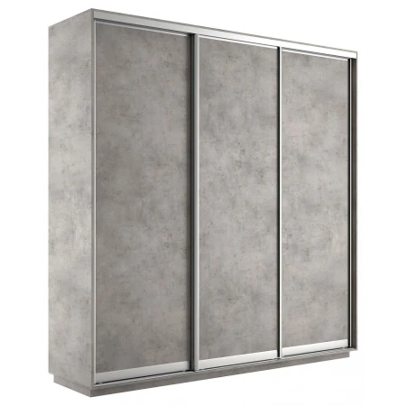 Шкафы-купе 3-х дверный Экспресс Элемент Трио бетон 