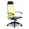 Кресло офисное Комплект 4, лайм, черный, ткань
