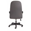 Кресло офисное Advance, серый, кожа искусственная, флок