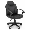 Кресло офисное 210, черный, экокожа