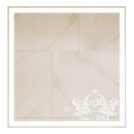 Зеркало настенное с подсветкой (80x80 см) Monza AM-Mon-800-800-DS-F