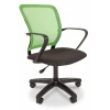 Кресло офисное 698 LT, зеленый, черный, сетка, текстиль