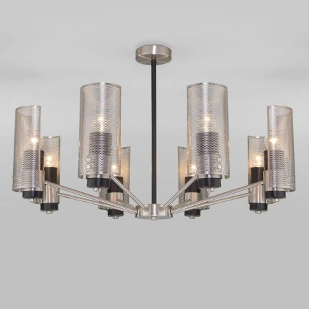 Люстра Eurosvet 70139/8 никель Grino