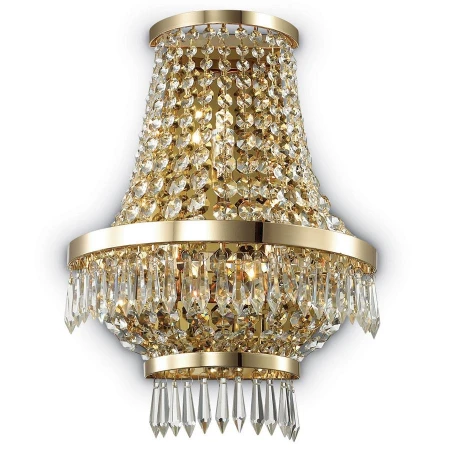 Хрустальное бра Ideal Lux CAESAR AP3 ORO CAESAR