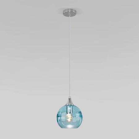 Подвесной светильник Eurosvet Lotus 50221/1 голубой