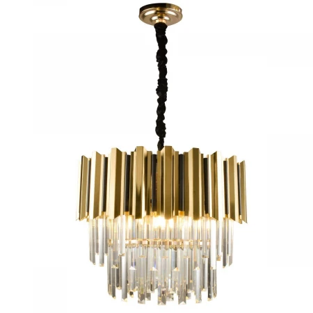 Подвесная люстра Natali Kovaltseva Delta II 81449/8C Gold