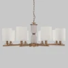 Подвесная люстра Eurosvet Caprera 60146/8 латунь