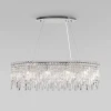 Подвесная люстра Eurosvet Blitz 60159/10 хром/ прозрачный хрусталь Strotskis