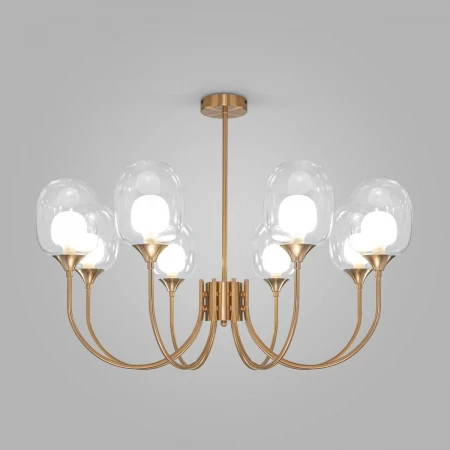 Подвесная люстра Eurosvet Spritz 70217/8 латунь