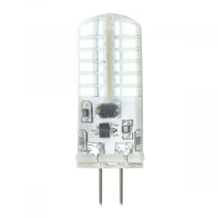 Лампа светодиодная Uniel G4 3W 3000K прозрачная LED-JC-12/3W/4000K/G4/CL SIZ05TR UL-00010367