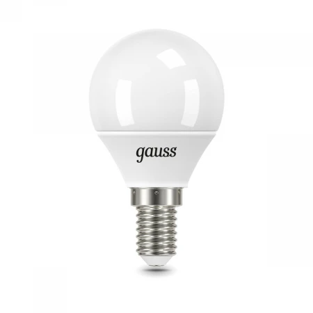 Лампа светодиодная Gauss E14 9.5W 6500K матовая 105101310