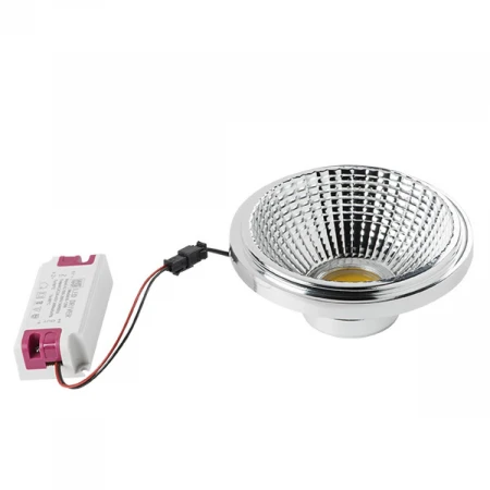 Лампа светодиодная Lightstar LED AR111 12W 4000K полусфера хром 932134
