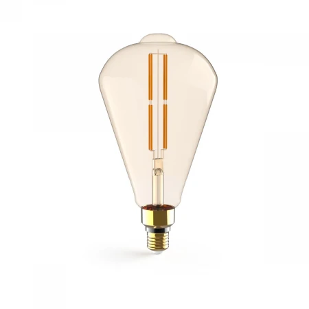 Лампа светодиодная филаментная Gauss E27 6W 2700K янтарная 157802118