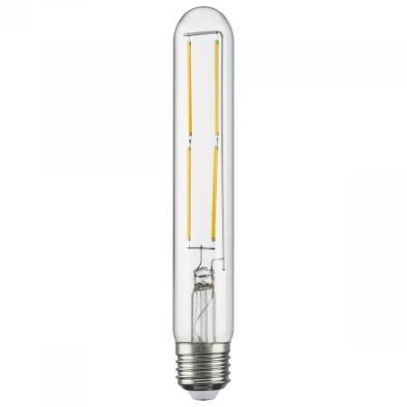 Лампа светодиодная филаментная Lightstar LED Filament E27 6W 4000K трубчатая прозрачная 933904