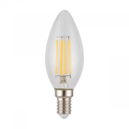 Лампа светодиодная филаментная диммируемая Voltega E14 5W 4000K прозрачная 8461