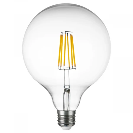 Лампа светодиодная филаментная Lightstar LED Filament E27 10W 3000K груша прозрачная 933202