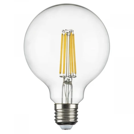 Лампа светодиодная филаментная Lightstar E27 8W 4000K прозрачная 933004