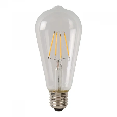 Лампа светодиодная диммируемая Lucide E27 5W 2700K прозрачная 49015/05/60