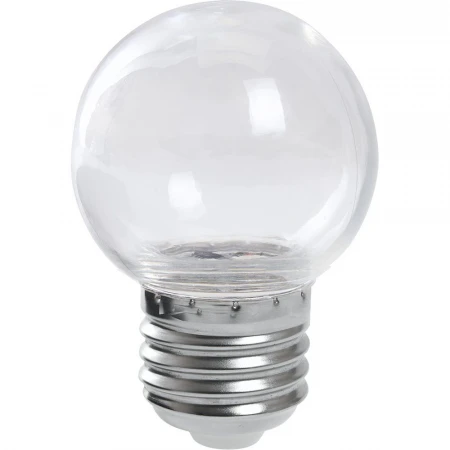 Лампа светодиодная Feron E27 1W 2700K прозрачная LB-37 38119