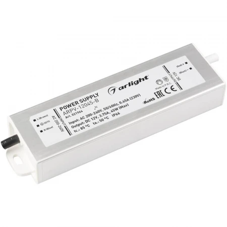 Блок питания Arlight ARPV-45B 12V 45W IP67 3,75A 021964